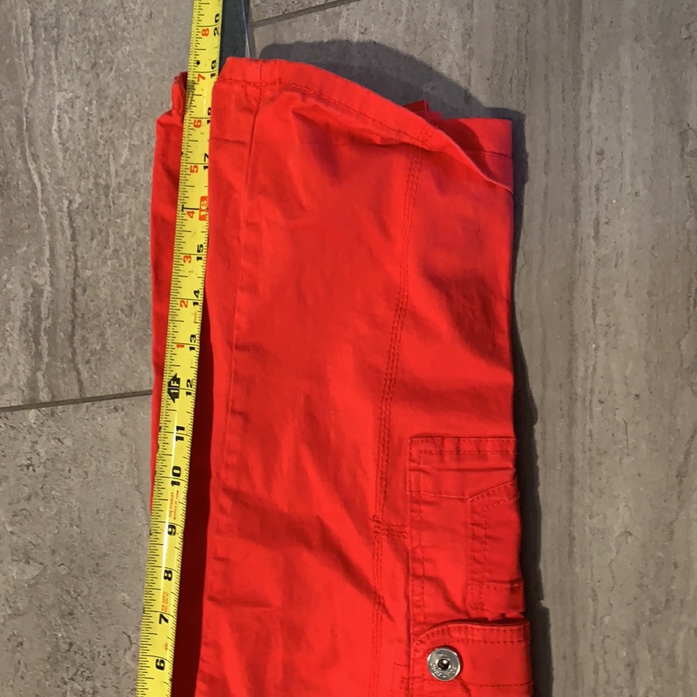 Point Zero Capris Orange-Red size US2 - Picture 5 of 7